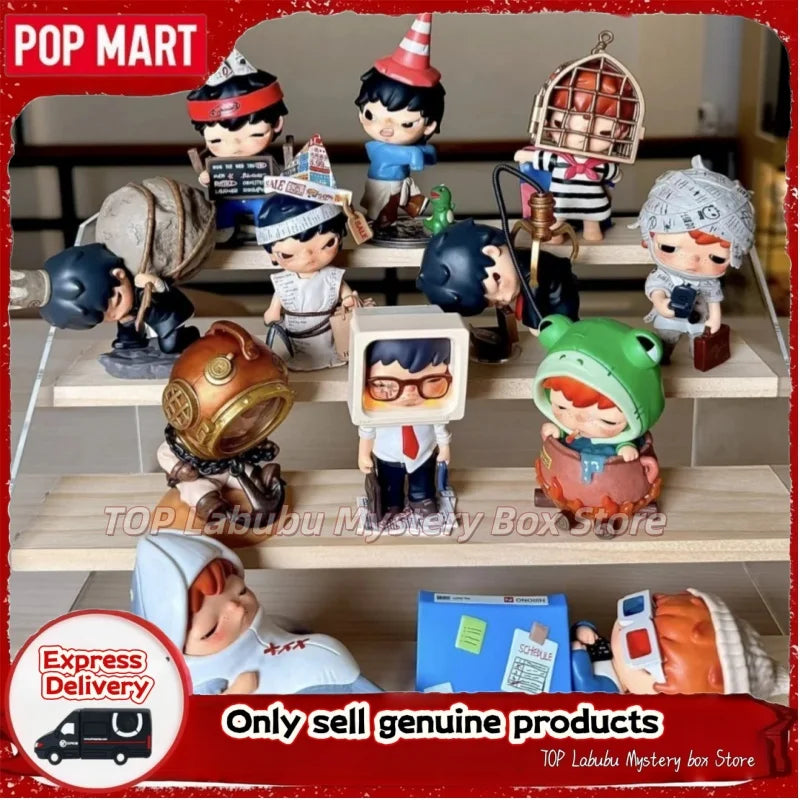 NOUVEAU POPMART Hirono Tamed Wildgrass Serie Blind Box Figurine d'art mignonne à collectionner Décoration Jouet…