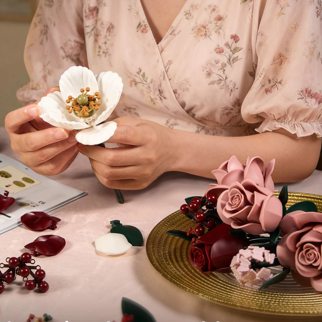 SupreOwls – Bouquet de Roses – Ensemble de Construction
