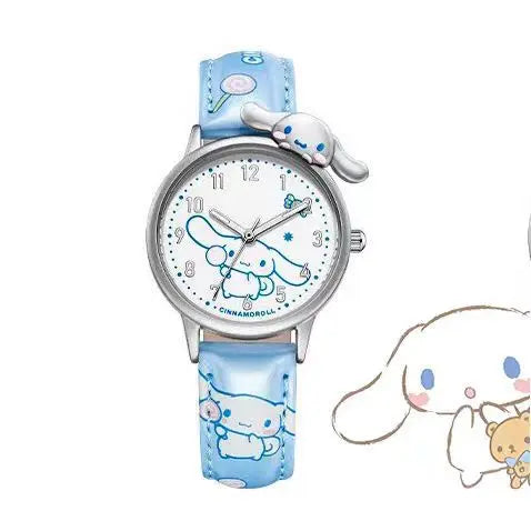 Kawaii Quartz Watch – Hello Kitty, Kuromi & Cinnamoroll