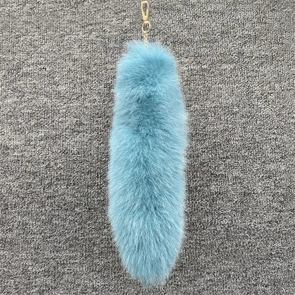 Huge Fluffy Faux Fur Fox Tail Keychain Bag Charms Therian Tail Fox Tail Keychain Fur… – Couleur 33 – vue 7 | BubuKawaii