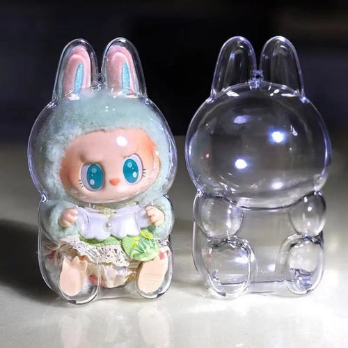 Boîte de protection transparente pour pendentif Labubu – vue 2
