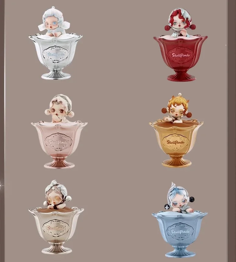 POPMART SKULLPANDA The Feast Begins Series Scented Candle Trendy Blind Box… – Lot de 6 (set complet) – vue 13 | BubuKawaii