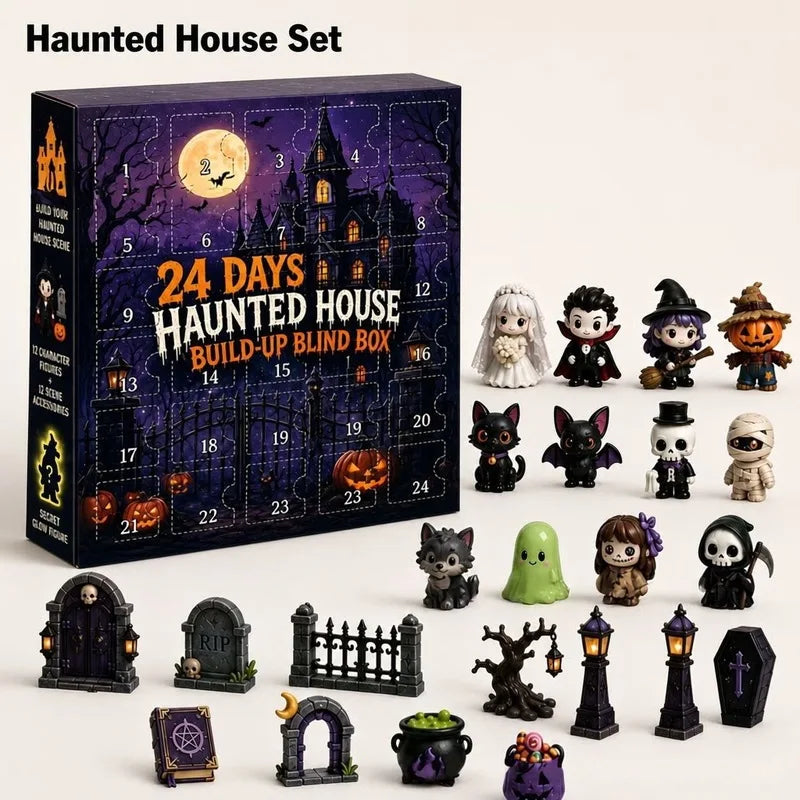 Calendrier Halloween – 24 figurines, 3 coffrets | BubuKawaii