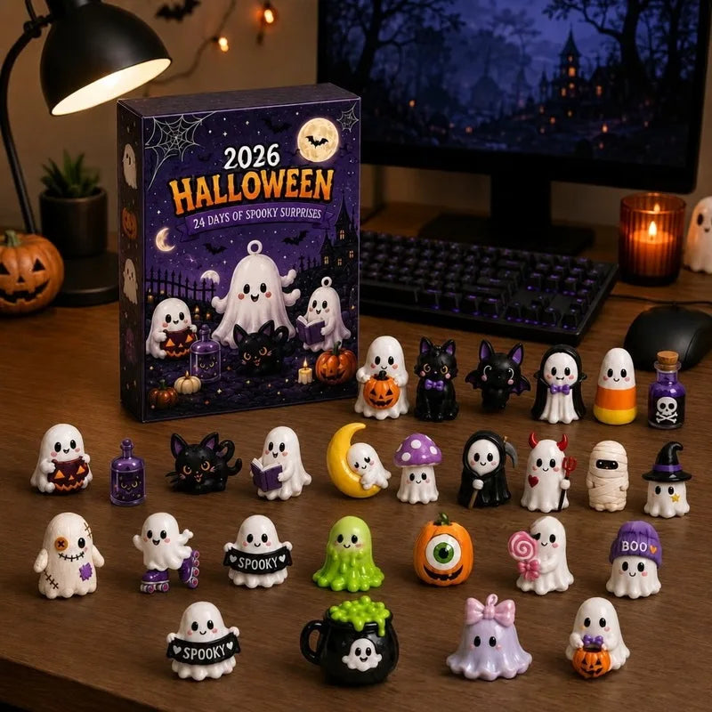Calendrier Halloween – 24 figurines, 3 coffrets – vue 4 | BubuKawaii