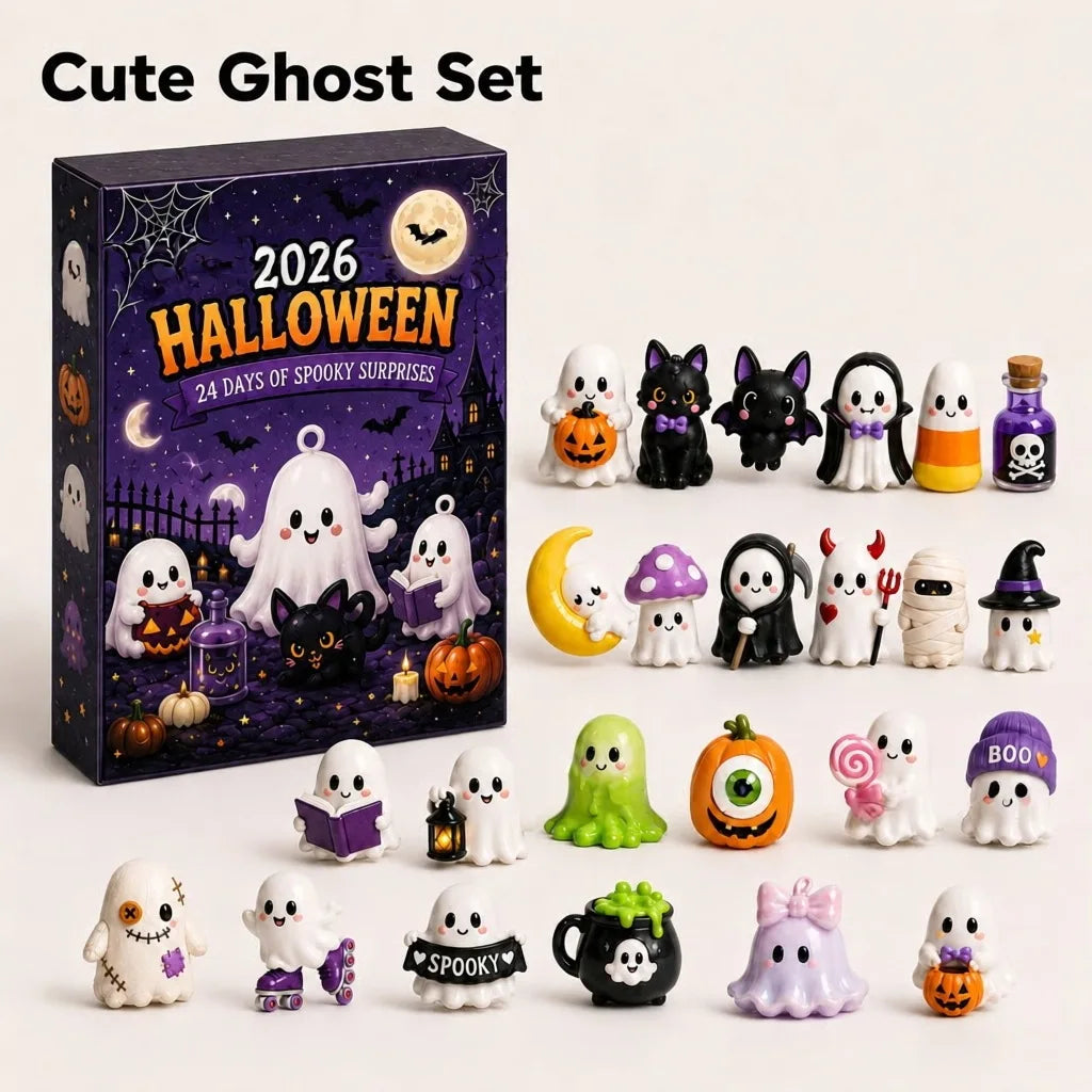 Calendrier Halloween – 24 figurines, 3 coffrets – vue 7 | BubuKawaii