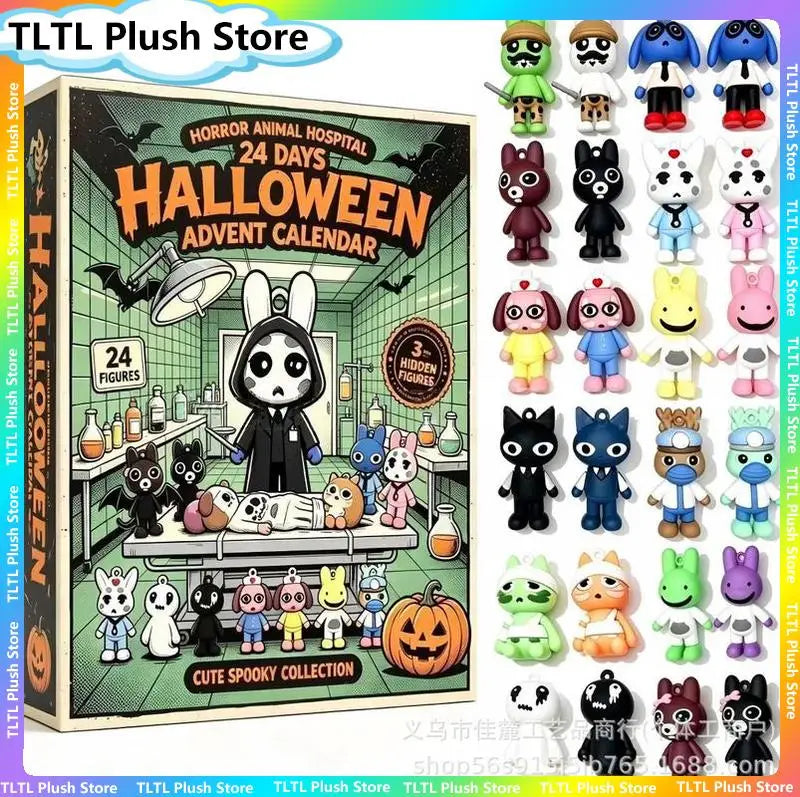 Calendrier Halloween Clinique des animaux – 24 figurines – vue 2 | BubuKawaii