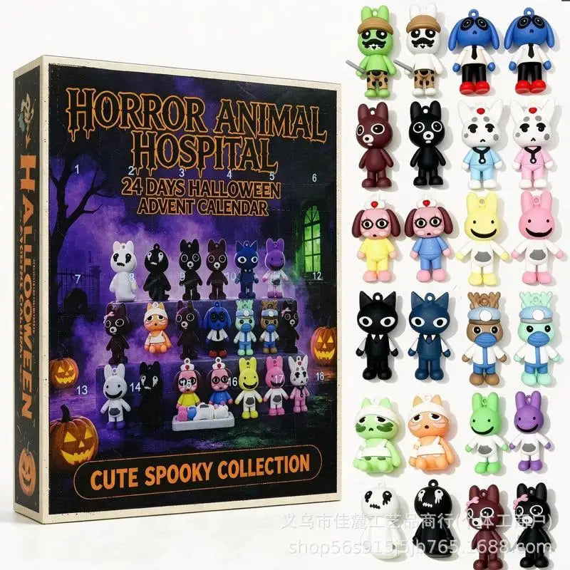 Calendrier Halloween Clinique des animaux – 24 figurines – vue 4 | BubuKawaii