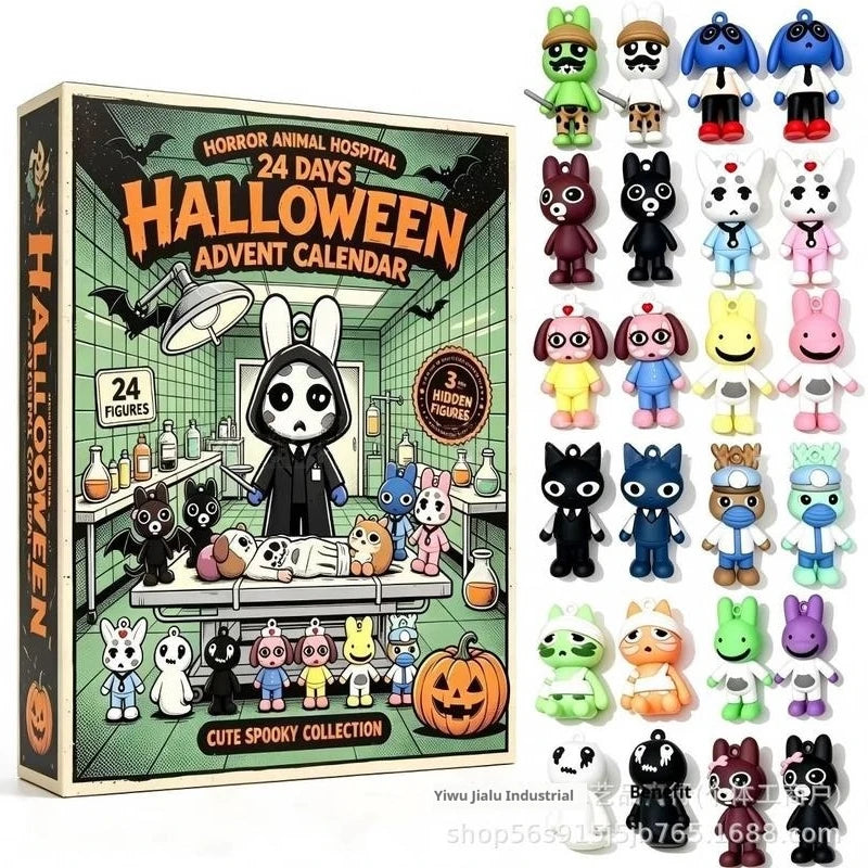 Calendrier Halloween Clinique des animaux – 24 figurines – vue 5 | BubuKawaii