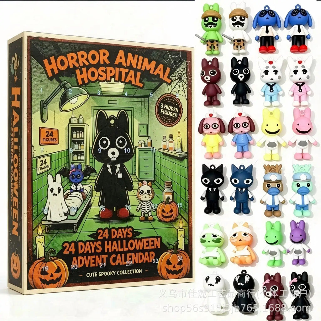 Calendrier Halloween Clinique des animaux – 24 figurines – vue 7 | BubuKawaii