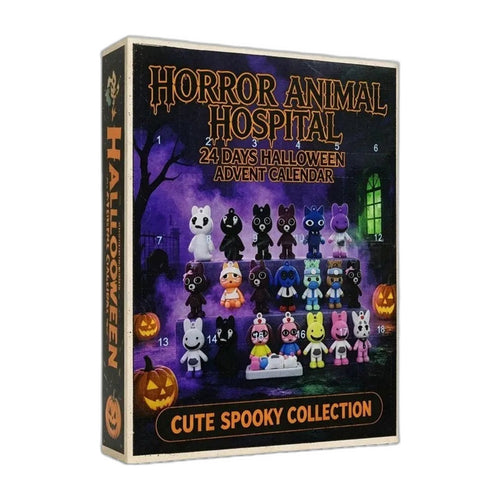 Packshot – Calendrier Halloween Clinique des animaux – 24 figurines