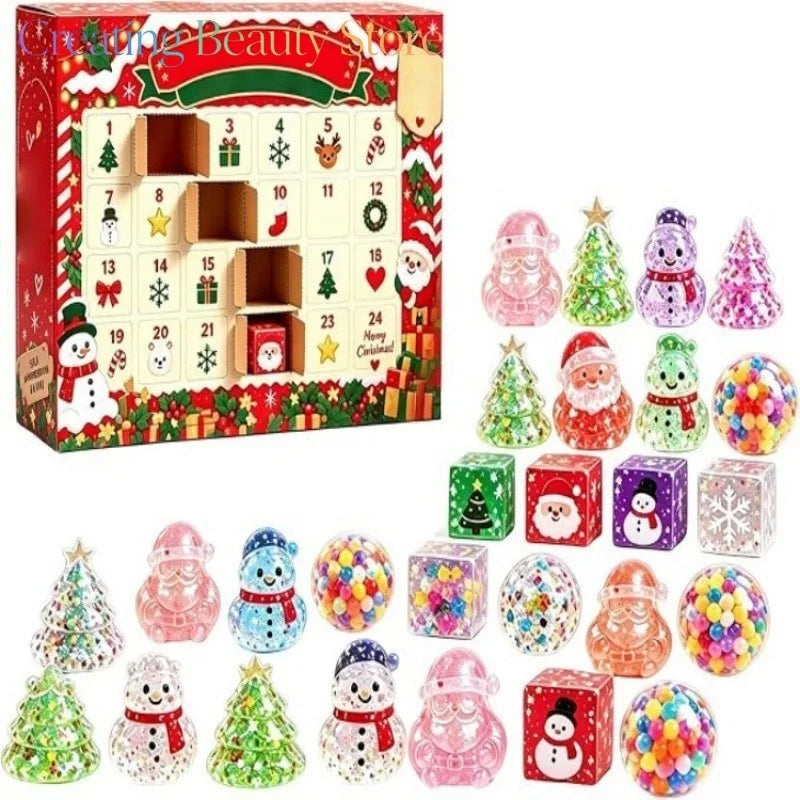 Calendrier de l'Avent squishies de Noël – 24 mochis | BubuKawaii