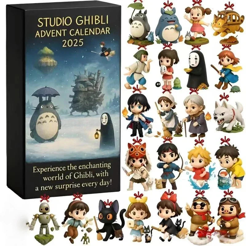 Calendrier de l'Avent Totoro et ses amis – 24 figurines – vue 2 | BubuKawaii