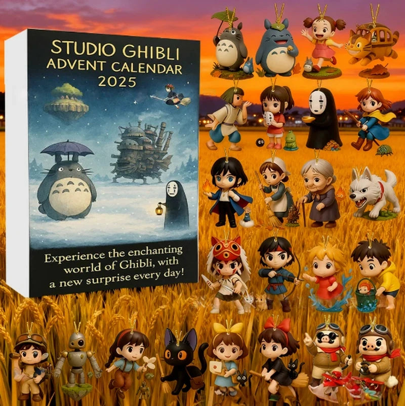 Calendrier de l'Avent Totoro et ses amis – 24 figurines – vue 3 | BubuKawaii