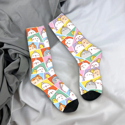 Chaussettes Molang & Piu Piu – Taille unique 36-44 – vue 2 | BubuKawaii