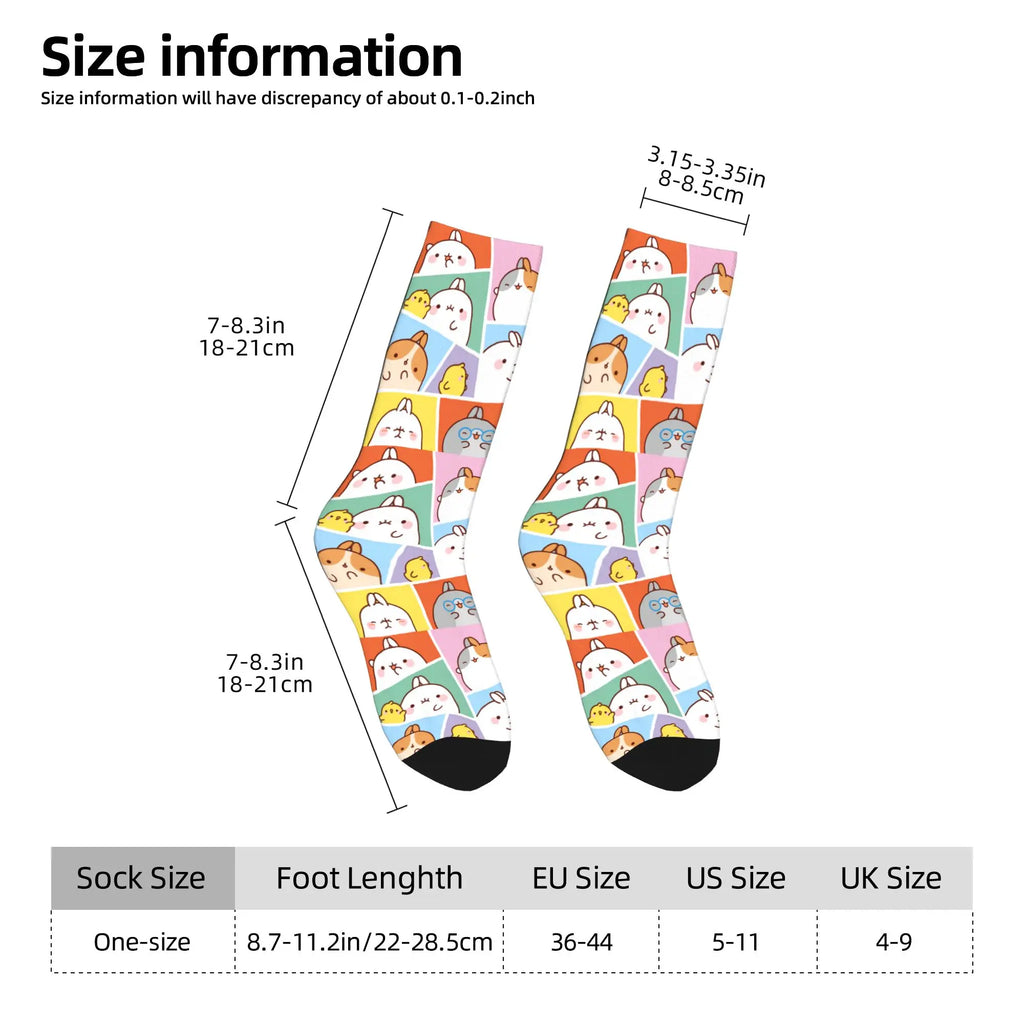 Chaussettes Molang & Piu Piu – Taille unique 36-44 – vue 6 | BubuKawaii