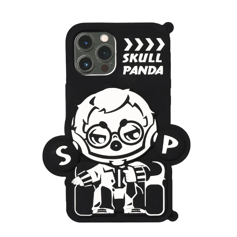 Coque iPhone 12 – Skullpanda Action Cut Cool Director – vue 9 | BubuKawaii