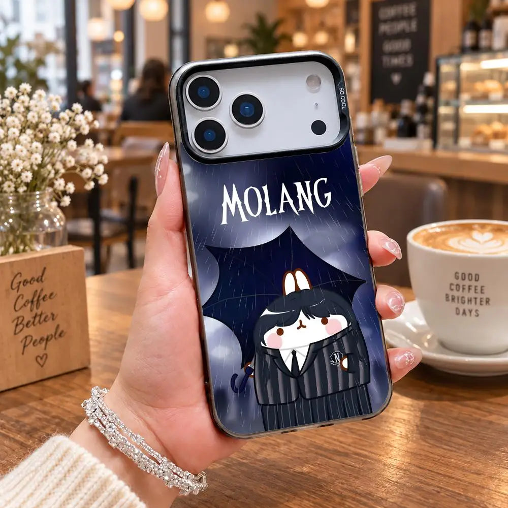 Coque iPhone Molang – Cadre coloré, protection caméra – vue 29 | BubuKawaii