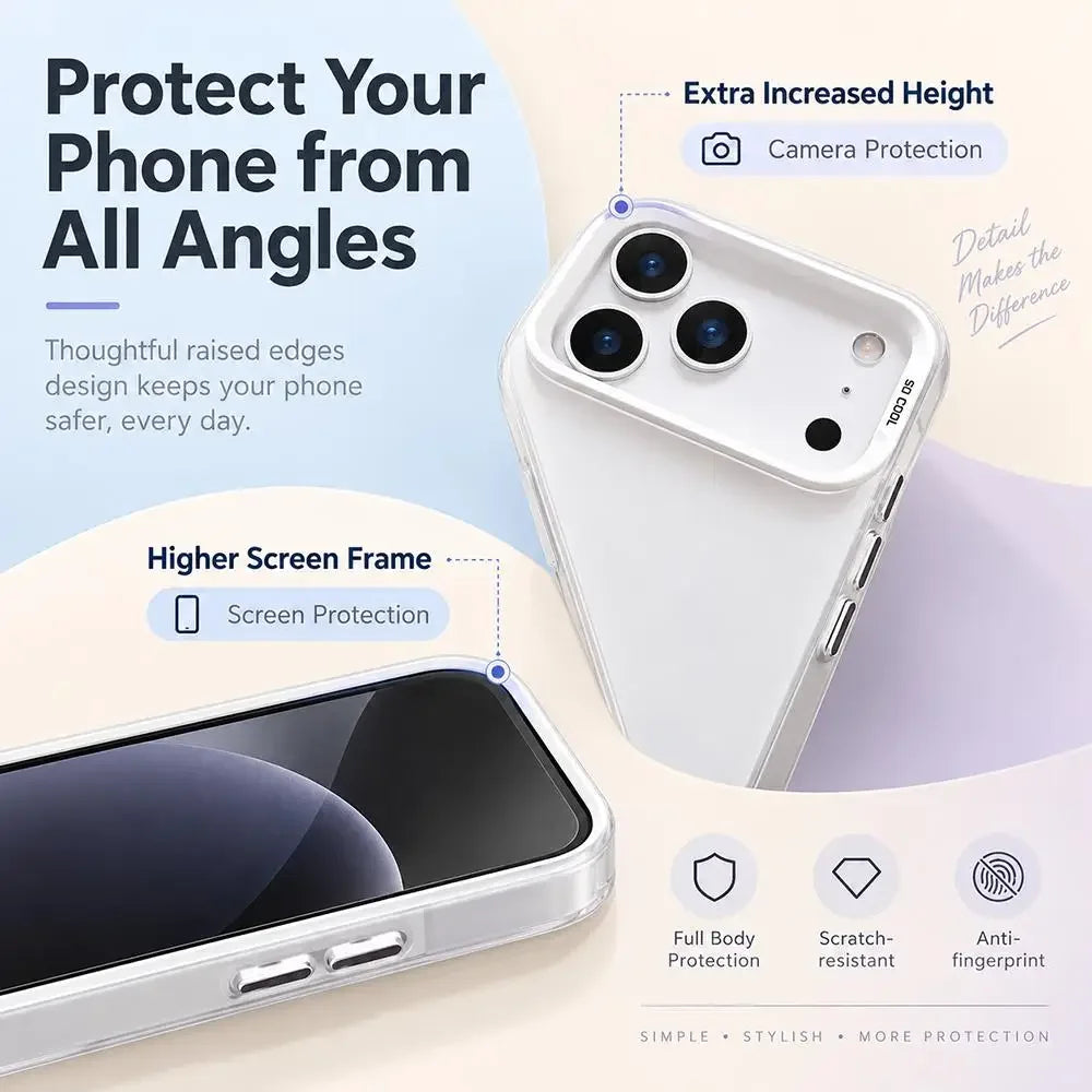 Coque iPhone Molang – Cadre coloré, protection caméra – vue 6 | BubuKawaii