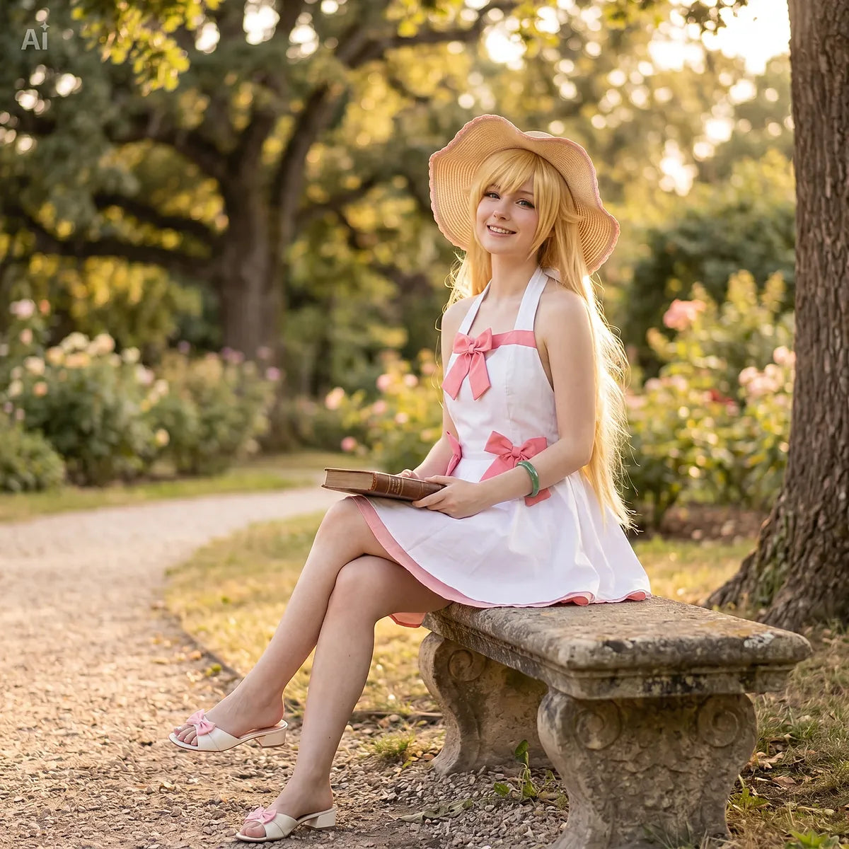 Mon Bubu Kawaii – Oshino Shinobu Cosplay Dress – Women's Costume Dress