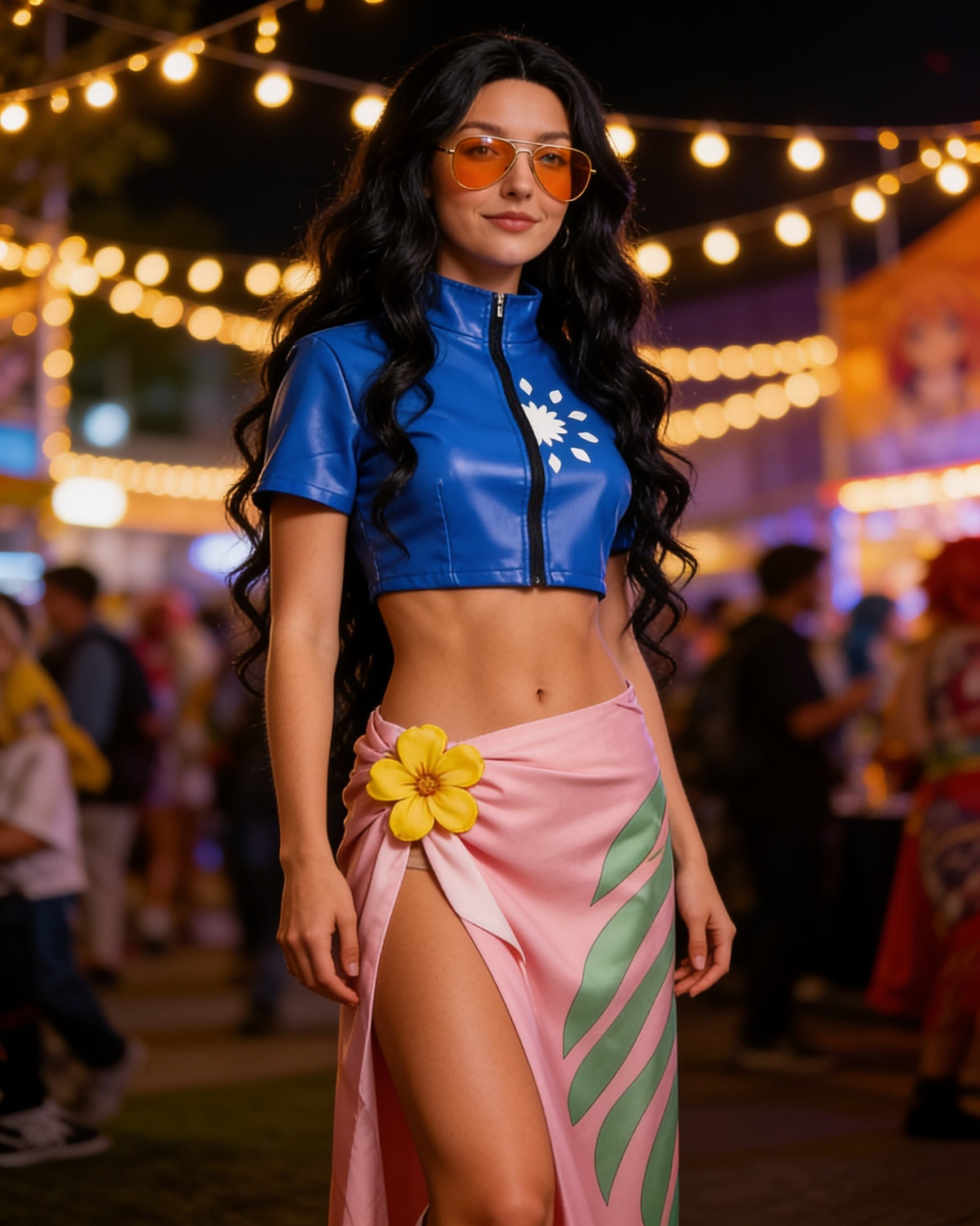 Costume Cosplay Nico Robin – One Piece – Perruque incluse – en convention