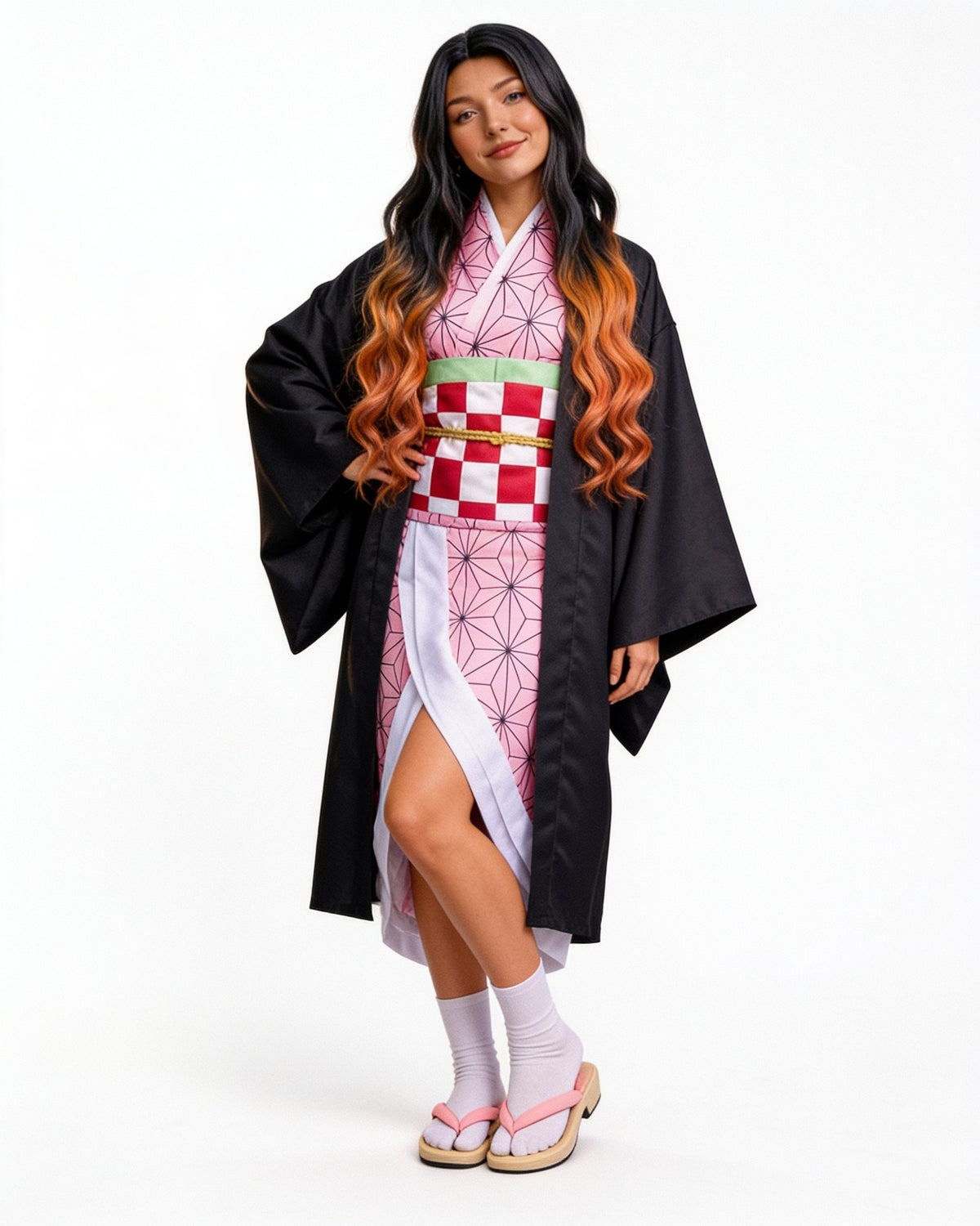 Costume Nezuko – Kimono, perruque ou chaussures – porté