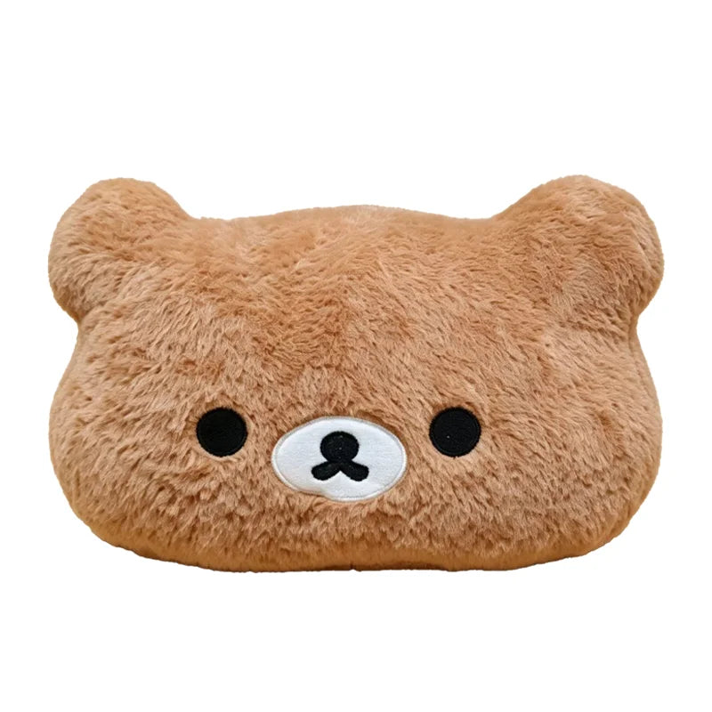 Coussin peluche Rilakkuma – Tête d'ours 40 cm – vue 7 | BubuKawaii
