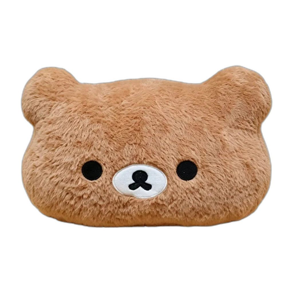 Packshot – coussin peluche tête d'ours Rilakkuma brun