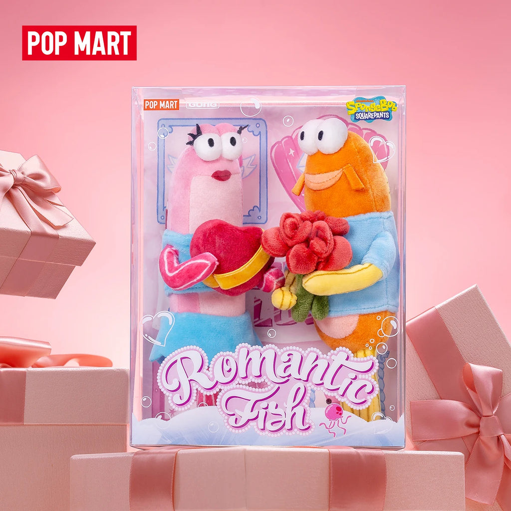 Duo de peluches – Bikini Bottom Buddies Romantic Fish – vue 2 | BubuKawaii