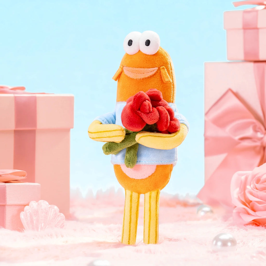 Duo de peluches – Bikini Bottom Buddies Romantic Fish – vue 4 | BubuKawaii