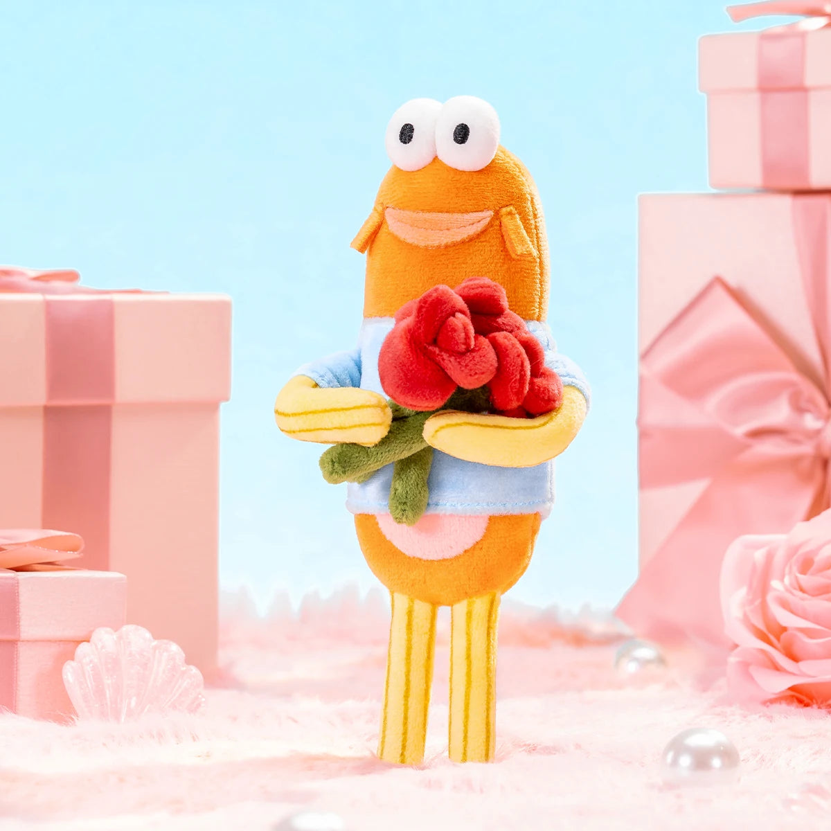 Duo de peluches – Bikini Bottom Buddies Romantic Fish – vue 4 | BubuKawaii