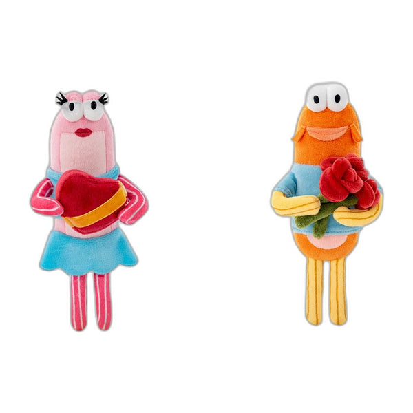 Packshot – duo de peluches Bikini Bottom Buddies Romantic Fish