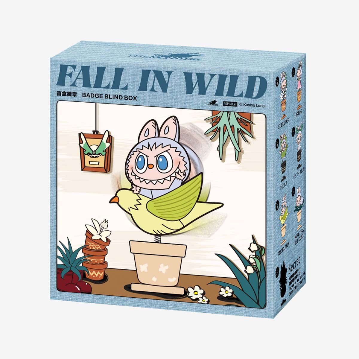 Badge aimanté Labubu Fall in Wild