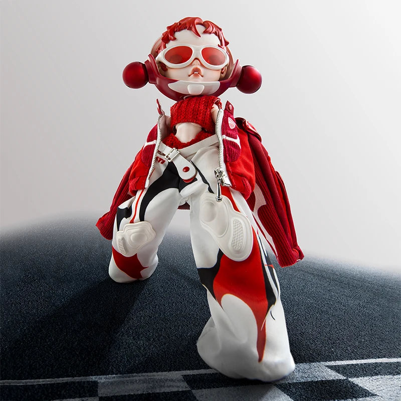 Figurine articulée 1/6 – Skullpanda × Ducati – vue 5 | BubuKawaii