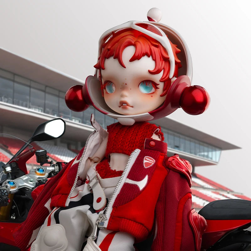 Figurine articulée 1/6 – Skullpanda × Ducati – vue 7 | BubuKawaii