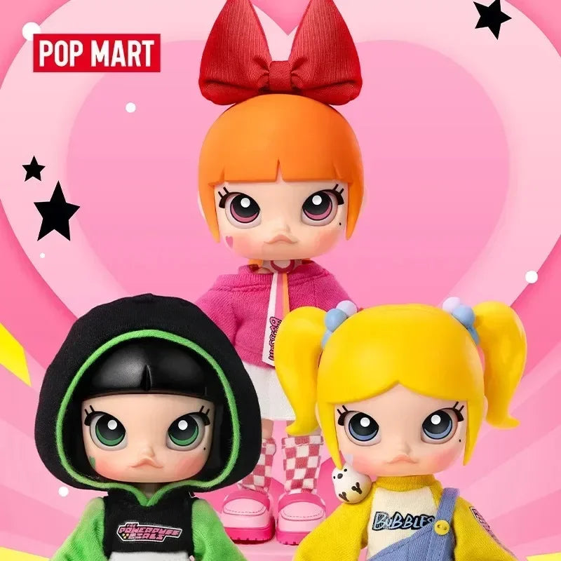 POP MART MOLLY x The Powerpuff Girls Series Action Figure BJD Toy Anime Action Figure Guess Bag… – vue 2 | BubuKawaii