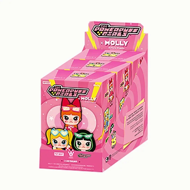 POP MART MOLLY x The Powerpuff Girls Series Action Figure BJD Toy Anime Action Figure… – Les 3 pièces – vue 8 | BubuKawaii