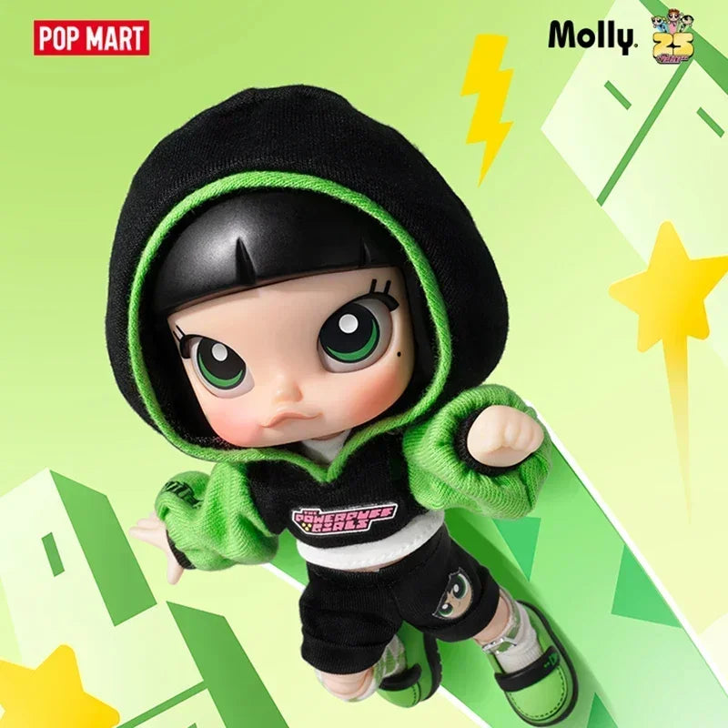 POP MART MOLLY x The Powerpuff Girls Series Action Figure BJD Toy Anime Action Figure… – BUTTERCUP – vue 10 | BubuKawaii