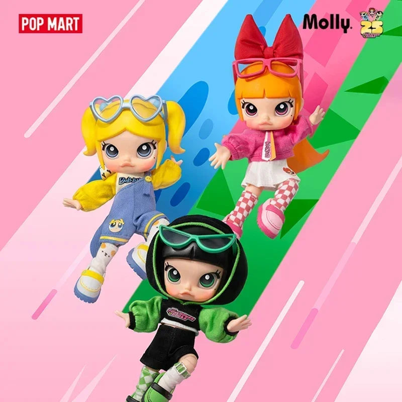 POP MART MOLLY x The Powerpuff Girls Series Action Figure BJD Toy Anime Action… – Confirmer 3 styles – vue 12 | BubuKawaii