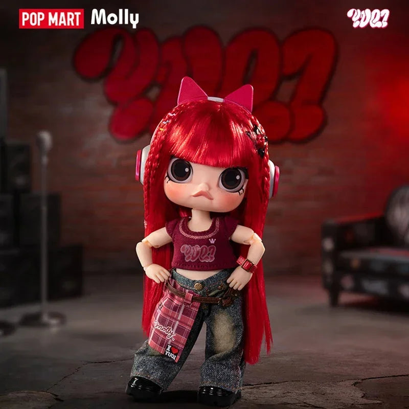 POP MART MOLLY X YUQI 1/8 ACTION FIGURE Series Co-branded Blind Box Mystery Box Toys Kawaii Ornaments… | BubuKawaii