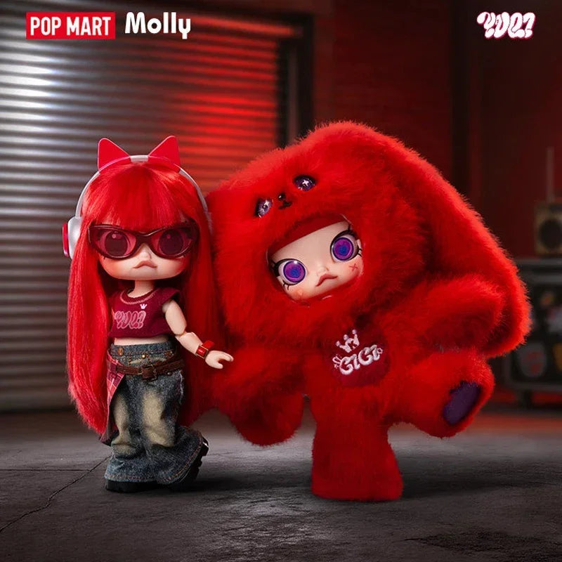 POP MART MOLLY X YUQI 1/8 ACTION FIGURE Series Co-branded Blind Box Mystery Box Toys Kawaii Ornaments… – vue 2 | BubuKawaii