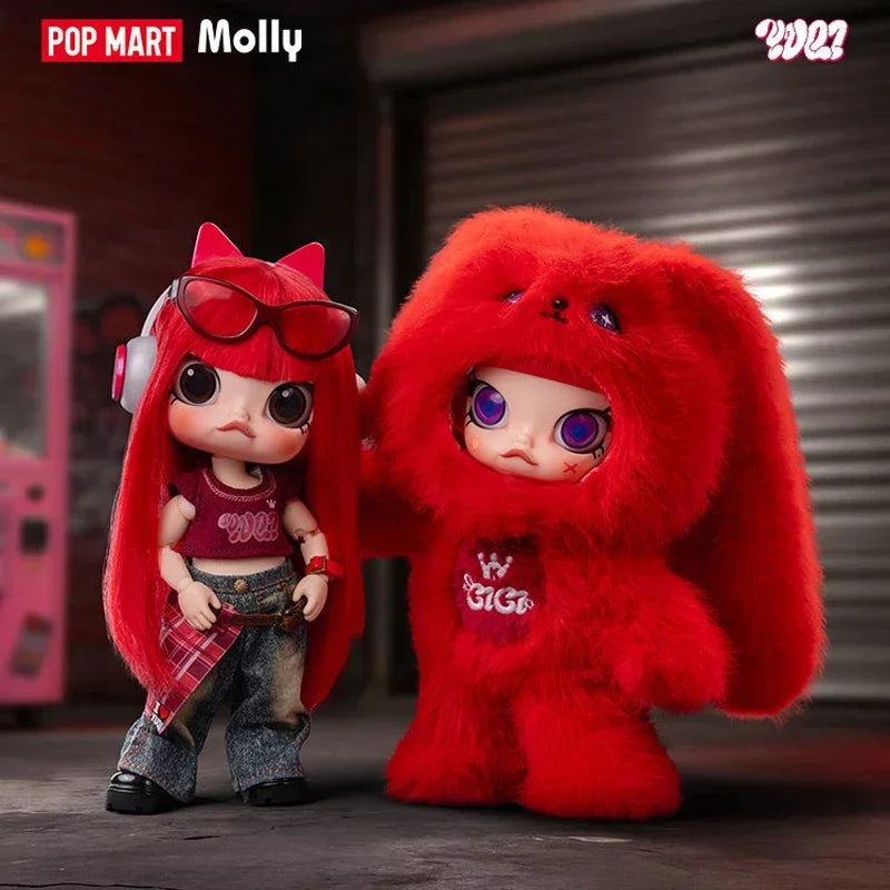 POP MART MOLLY X YUQI 1/8 ACTION FIGURE Series Co-branded Blind Box Mystery Box Toys Kawaii Ornaments… – vue 5 | BubuKawaii