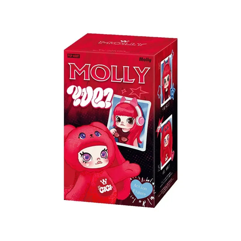 POP MART MOLLY X YUQI 1/8 ACTION FIGURE Series Co-branded Blind Box Mystery Box Toys… – 1 boîte mystère – vue 6 | BubuKawaii