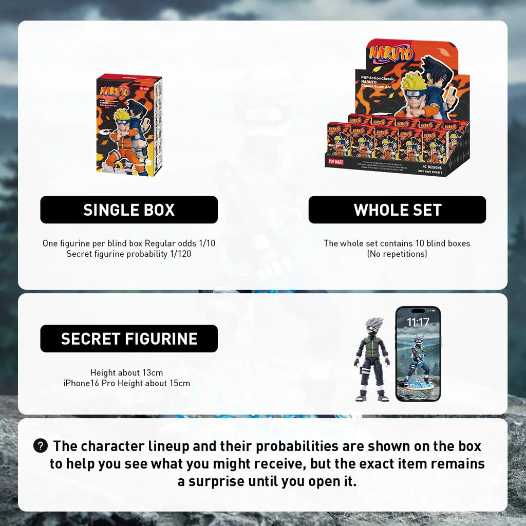 Figurine articulée – Naruto Chunin Exam – Blind Box – vue 5 | BubuKawaii