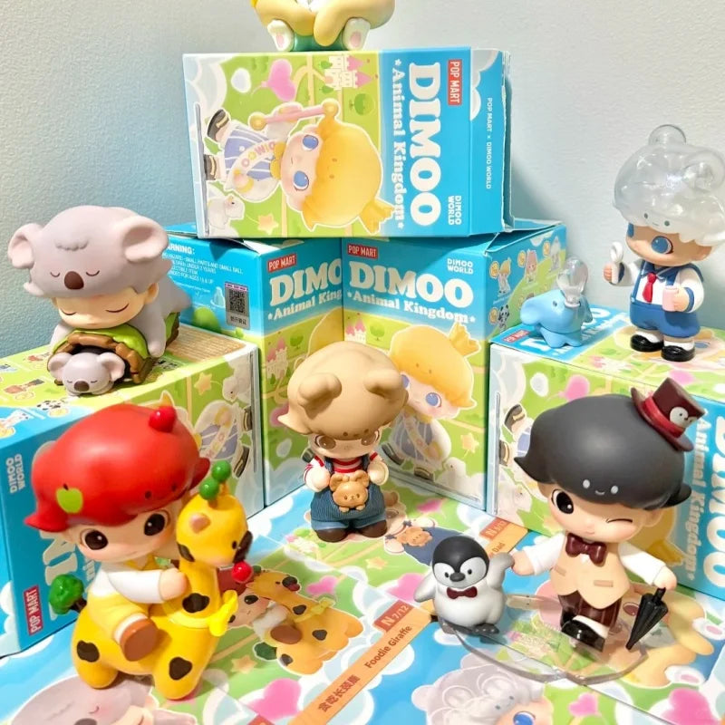 Authentic Popmart Dimoo Animal Kingdom Series Handmade Blind Box Toy Cute Doll Mystery Box Girl… – vue 2 | BubuKawaii