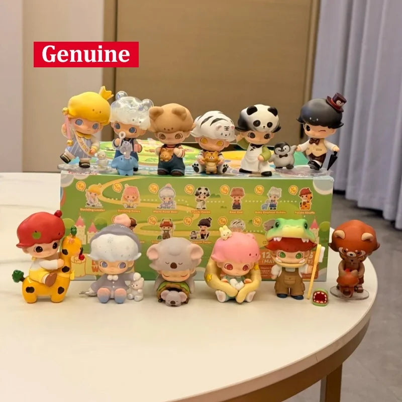Authentic Popmart Dimoo Animal Kingdom Series Handmade Blind Box Toy Cute Doll Mystery Box Girl… – vue 4 | BubuKawaii