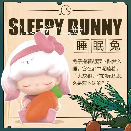 POP MART Dimoo Forest Night Series Blind Box Mystery Box Guess Bag Toys Doll Cute… – Sleeping rabbit – vue 8 | BubuKawaii