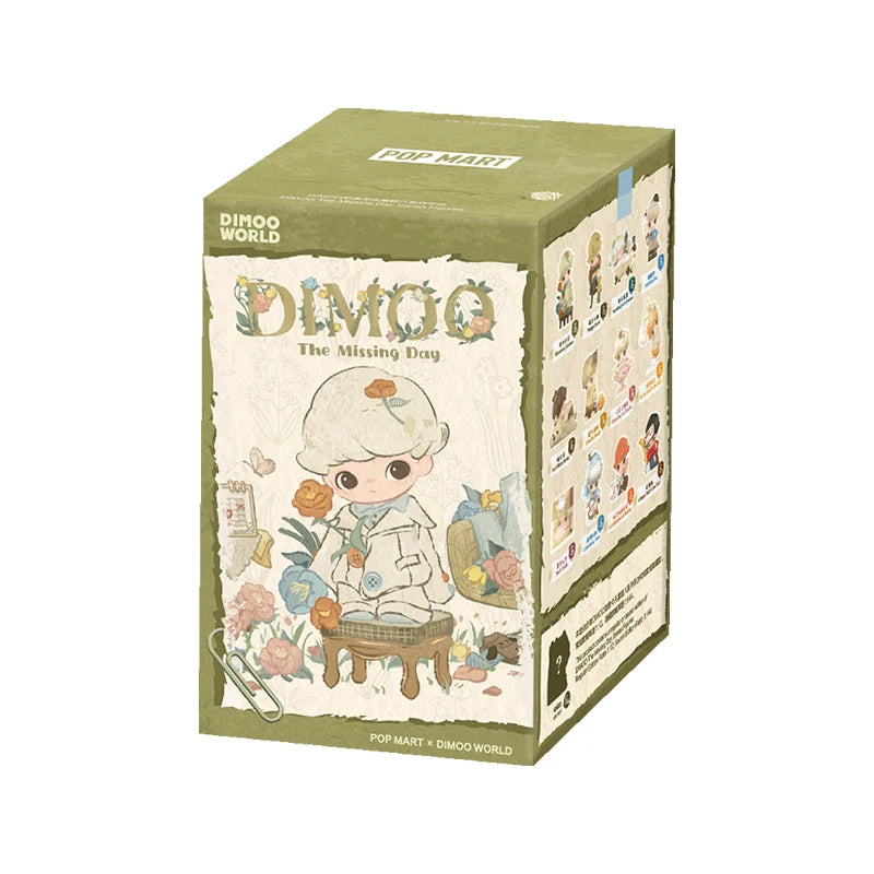 POP MART DIMOO The Missing Day Series Figures 1PC/12PCS Blind Box POPMART – 1 boîte mystère – vue 8 | BubuKawaii