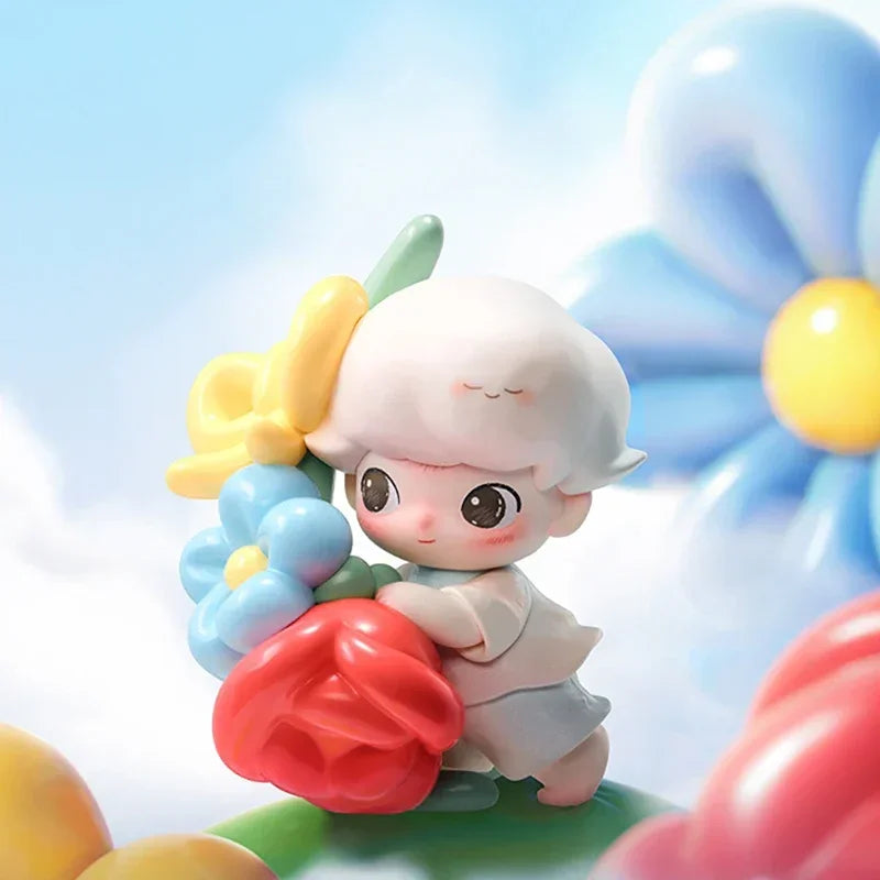 POPMART DIMOO MOMENTS IN BLOOM Series Blind Box Guess Bag Mystery Box Toys Doll Cute… – Hugging Spring – vue 8 | BubuKawaii