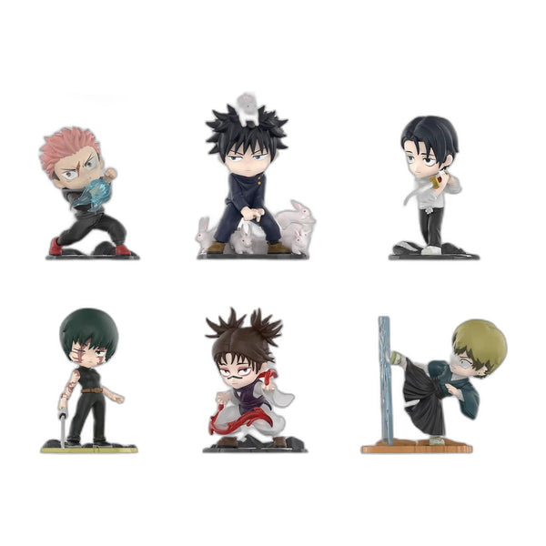 Packshot – les 6 personnages de la série Jujutsu Kaisen The Culling Game