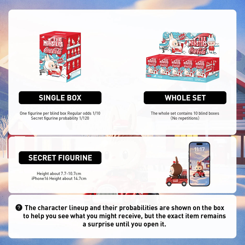 Figurine – Labubu The Monsters Coca-Cola – Blind Box – vue 5 | BubuKawaii